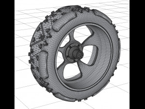 Wheel toy - D1W2 3D Modell
