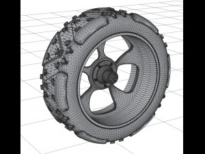 Wheel toy - D1W2 3D Model