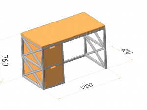 LOFT - Desk Marshal M1x10 Model 3D