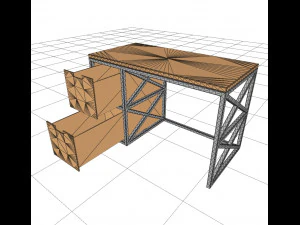LOFT - Desk Marshal M1x10 3D Model