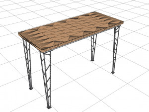INDUSTRIAL - The table M1x10 3D 模型