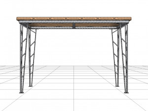 INDUSTRIAL - The table M1x10 3D 模型