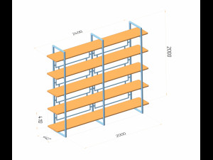 LOFT - The rack M1x10 3D Model