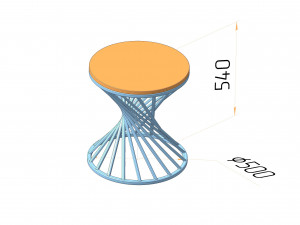 LOFT - The stool M1x10 3D मॉडल