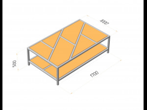LOFT - The table M1x10 3Dモデル