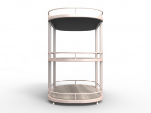 LOFT - Three-tiered table M1x10 3D Model