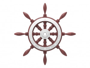 Yacht steering wheel Modelo 3D