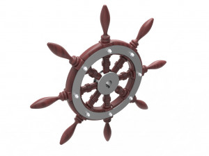 Yacht steering wheel Modelo 3D