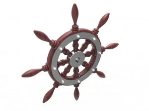 Yacht steering wheel 3D Model
