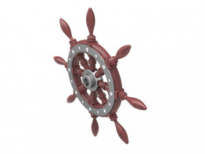 Yacht steering wheel Modelo 3D