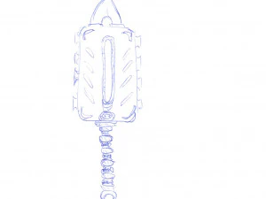 The demones spanker 3D Model