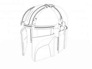 Mandolorian Model Cetak 3D
