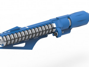 Railgun 3Dモデル