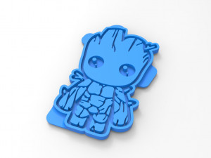 Groot - Silicone mold 3D Print Model