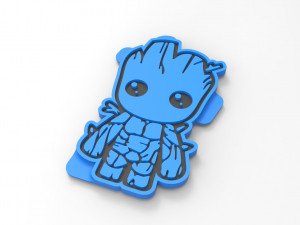 Groot - Silicone mold 3D printmodel