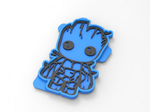 Groot - Silicone mold 3D printmodel