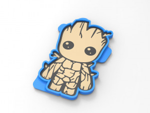 Groot - Silicone mold 3D printmodel