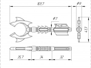 Golden key - 1002 Modelo 3D
