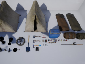 survival asset pack Modello 3D