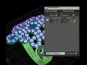 ring pattern of gems brilliant tracery Modèles 3D en vedette