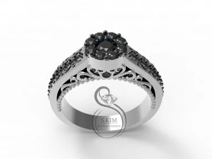flower ring removeable outside part 3D Print Model