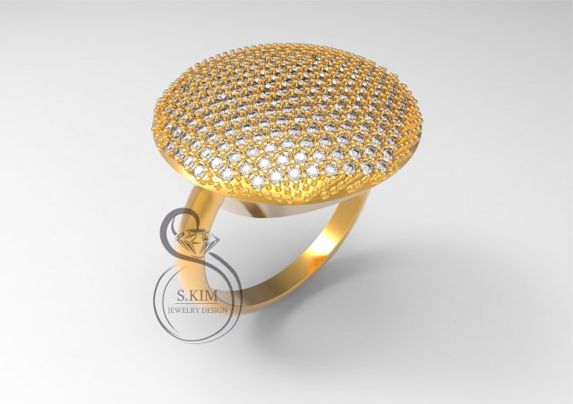 scattering round ring 3D Print Model .c4d .max .obj .3ds .fbx .stl .blend 