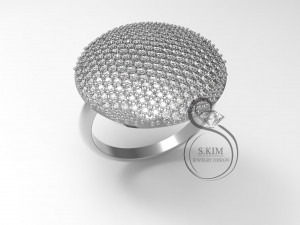 scattering round ring 3D Print Model