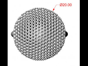 scattering round ring 3D Print Model