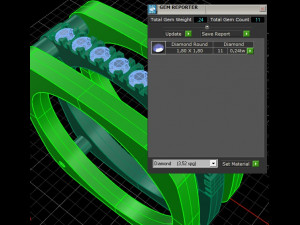 square rings full weight and lightweight variant Modelo de Impressão 3D