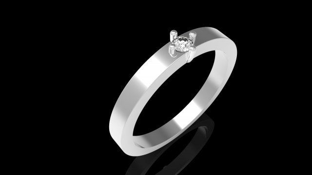 small ring 12mm finger falange 3D Print Model .c4d .max .obj .3ds .fbx .stl .blend