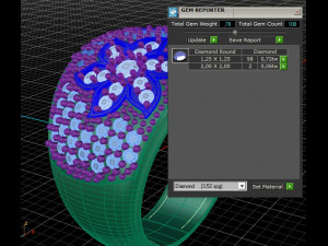 ring scattering of gems Modelo de impresión 3D