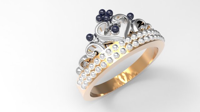crown ring diadem corona with balls Modelo de Impressão 3D .c4d .max .obj .3ds .fbx .stl .blend 