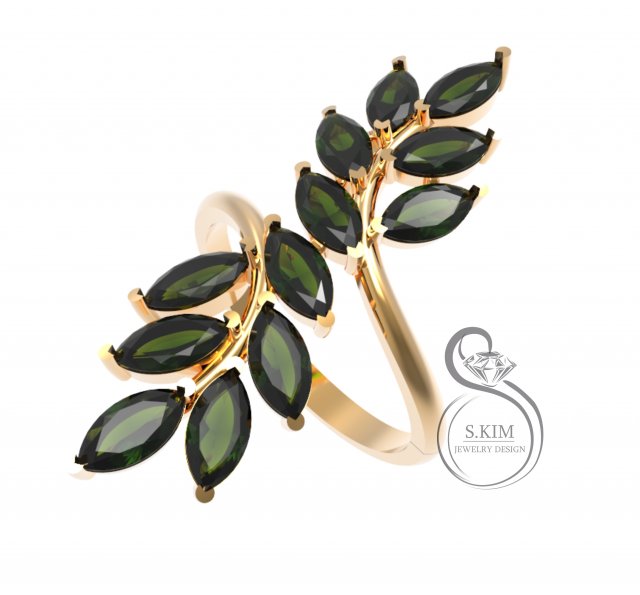 ring with marquis Modello di stampa 3D .c4d .max .obj .3ds .fbx .stl .blend 