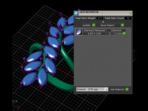 ring with marquis Modello di stampa 3D