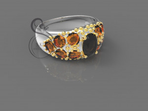 ring oval 7x5 Modèles 3D en vedette