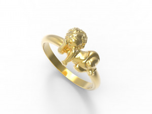 ring with baby 3Dプリントモデル