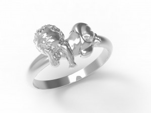 ring with baby 3Dプリントモデル