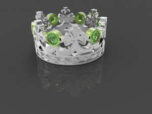 ring crown 3d print model 3D Print Model
