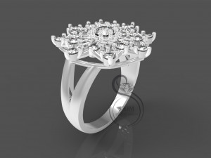 snowflake ring 3D Принт Модель