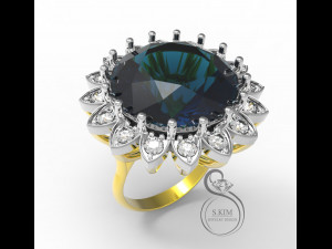 flower ring Modèles 3D en vedette