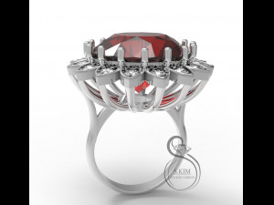 flower ring 3D Baskı Modeli