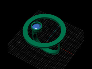 ring with gem 5mm 6mm and ring with sphere Modello di stampa 3D