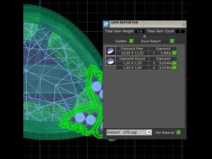 butterfly ring with pear 16x11 3D 打印模型