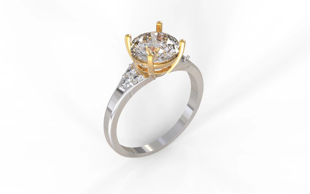 wdding ring 3D Print Model .c4d .max .obj .3ds .fbx .stl .blend 