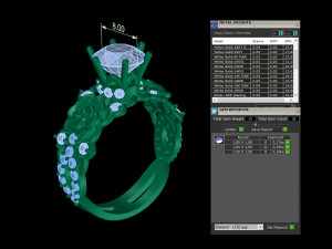 rose ring Model Cetak 3D