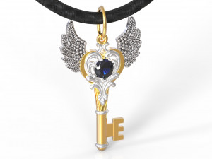 key pendant 3D Print Model