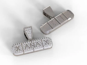 ザナックスペンダント 3Dプリントモデル