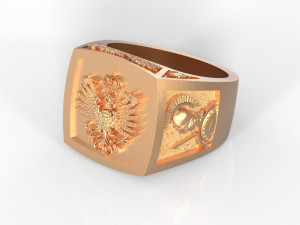 italian man ring 3D Print Model