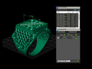 pattern man ring Model Cetak 3D