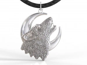 Kurt kolye 3D Baskı Modeli